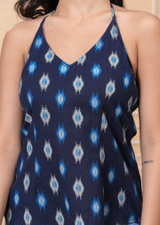 Women Blue Printed Top