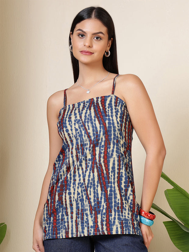 Women Multicolore Printed Straight Tunic