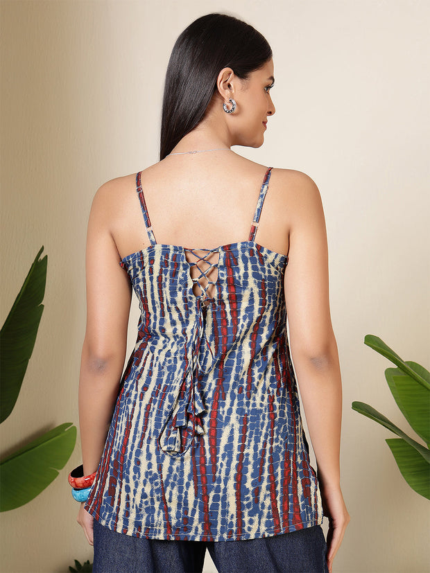 Women Multicolore Printed Straight Tunic