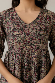 Women Multi Printed Peplum Tunic