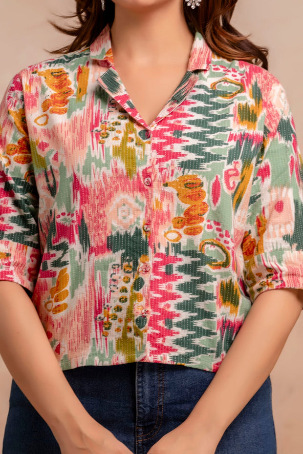 Women Multicolor Printed Straight Tunic