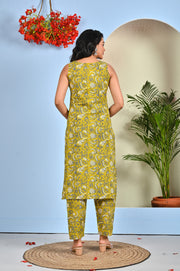 Floral Printed Kurta Set with Dupatta for Women