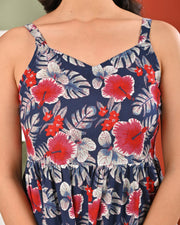 Multicolor Printed Dress for Women