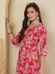 Pink Printed Co-Ord Set for Women