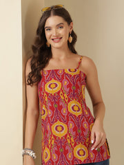 Women Multicolor Printed Straight Tunic