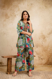 Multicolor Printed Co-Ord set for Women
