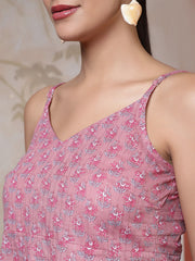 Women Mauve Printed Top