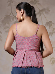 Women Mauve Printed Top