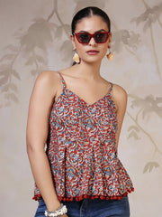 Women Multicolor Printed Top