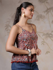 Women Multicolor Printed Top
