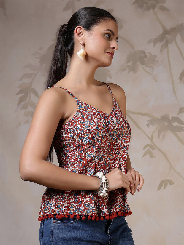 Women Multicolor Printed Top