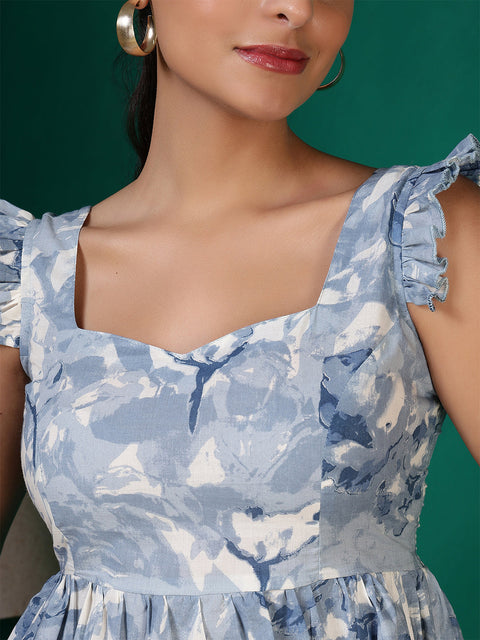 Women Grey Printed Top