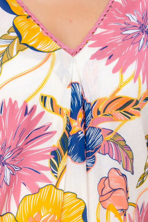 Multicolor Floral Printed Co-Ord Set for Women