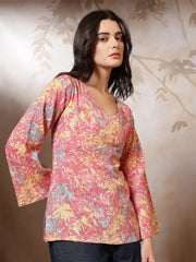 Women Multicolor Printed Straight Tunic