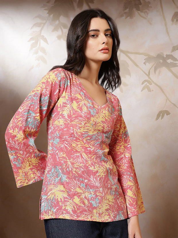 Women Multicolor Printed Straight Tunic