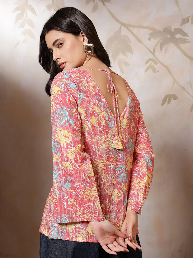 Women Multicolor Printed Straight Tunic
