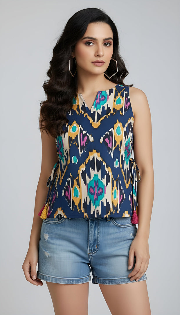 Women Multicolor Printed Top