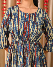Women Multi Printed Flared Dress