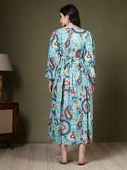 Multicolor Printed Dress for Women