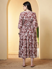 Floral Printed Dress for Women