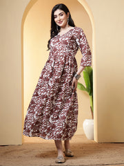 Floral Printed Dress for Women