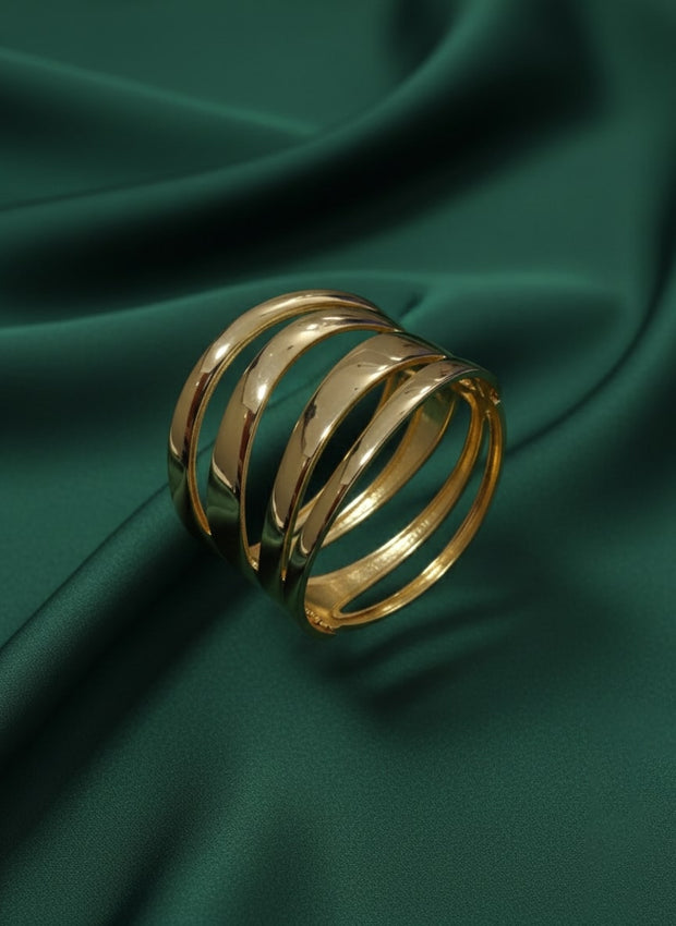Gold-Plated Cuff Bracelet