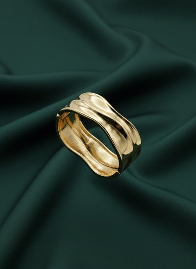 Gold-Plated Cuff Bracelet