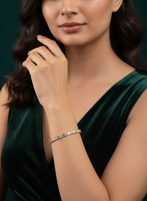 Unique-Style American Stone Chain Bracelet