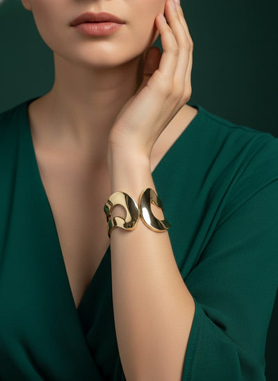 Golden Slip-On Bracelet