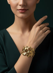 Unique Statement Flower Shaped Bracelet