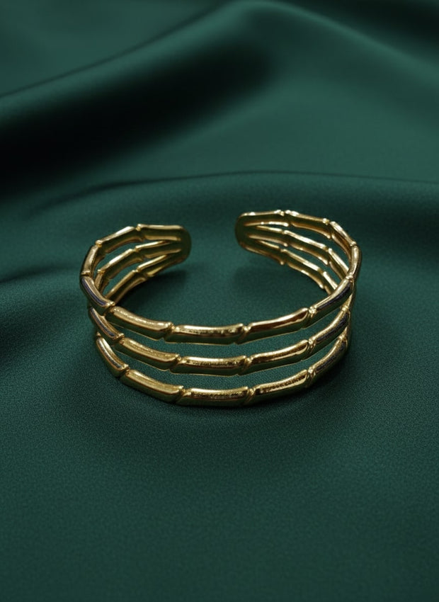 Fancy Stainless Steel Multi Layered Bracelet