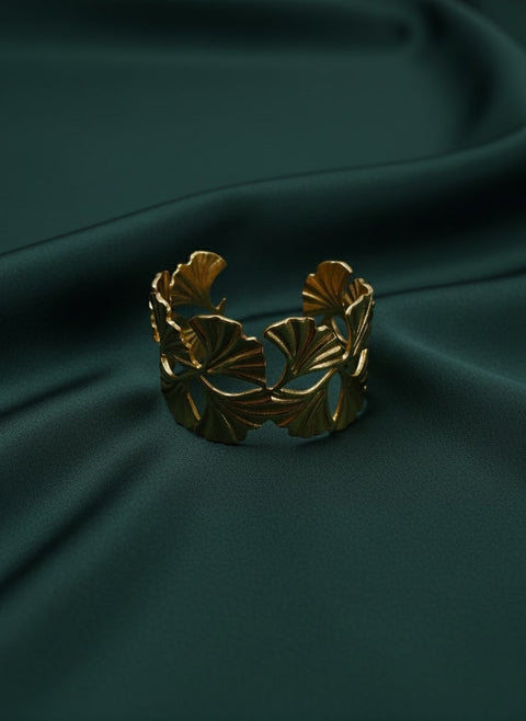 Anti-Tarnish Boho Textured Cuff Bracelet