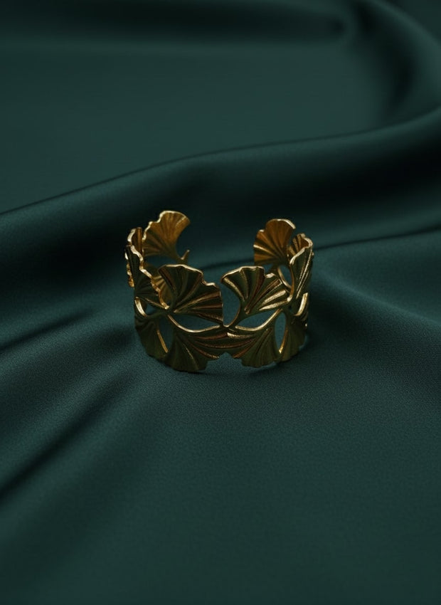 Anti-Tarnish Boho Textured Cuff Bracelet