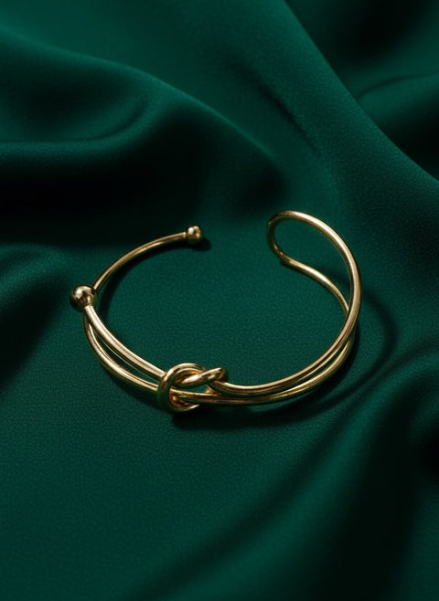 Unique Two-Layered Cuff Bracelet