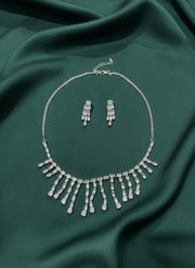 Unique American Stones Necklace With Earring