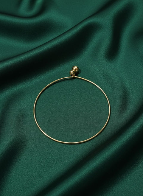 Trendy Brass-Plated Choker Necklace