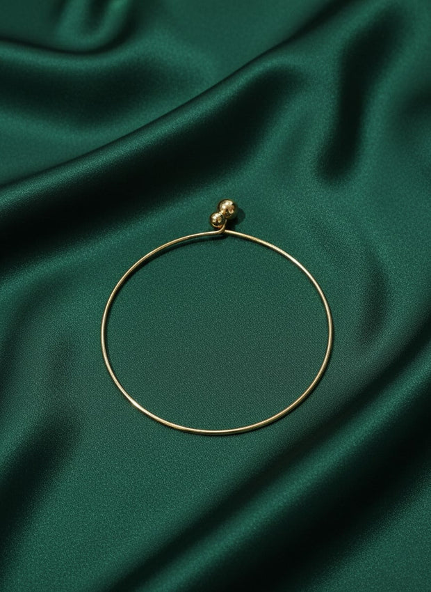 Trendy Brass-Plated Choker Necklace