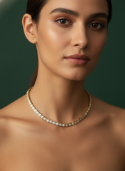 Antique Ad Stone Necklace