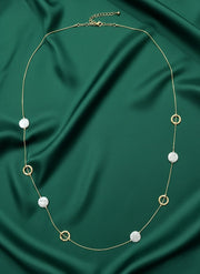 Antique Necklace With Beautiful Rings & Beads