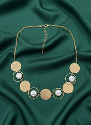 Antique Rings & Pearls Statement Necklace