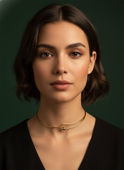 Antique Brass Necklace