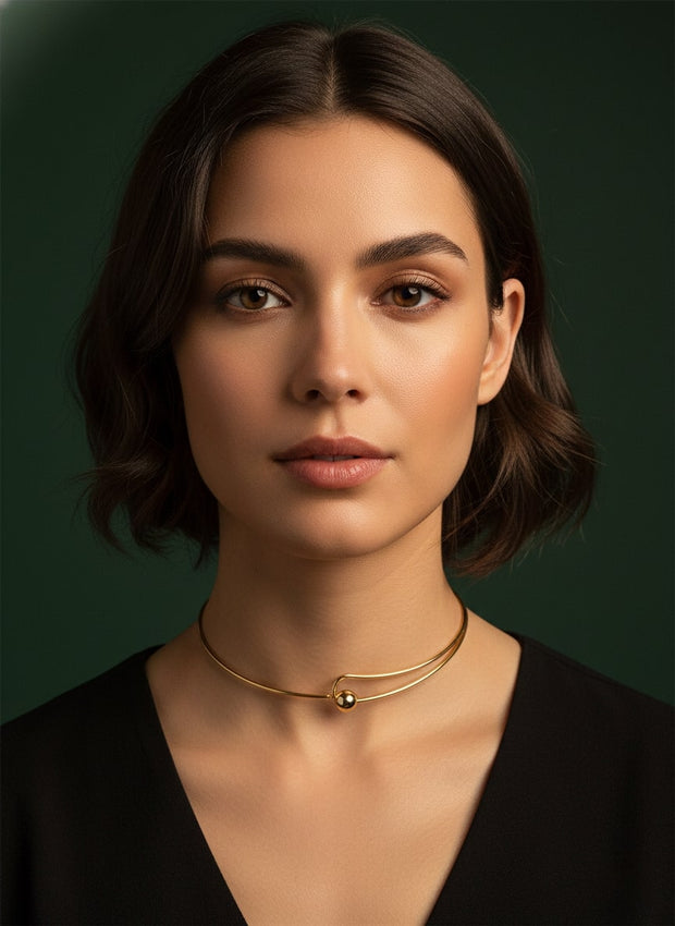 Antique Brass Necklace