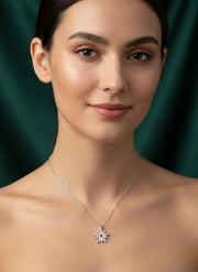 Classic Star Shaped Pandent With Chain