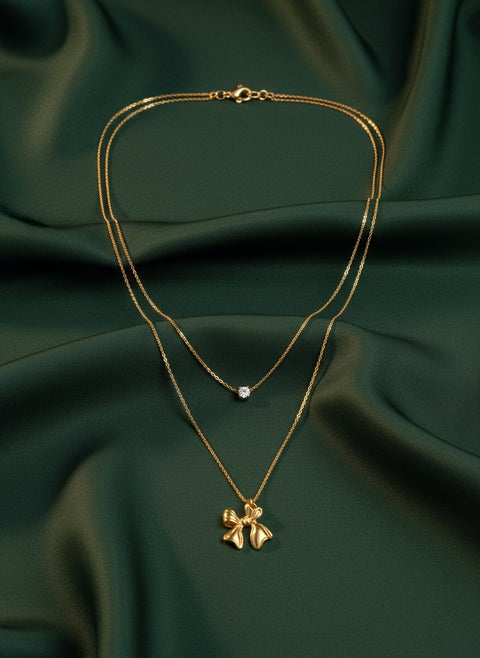 Trendy Layered Pandent With Chain