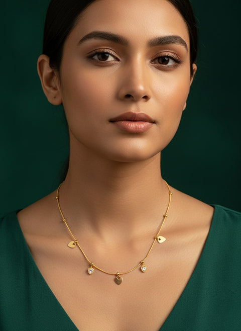 Fancy Chain With Beautiful Hearts