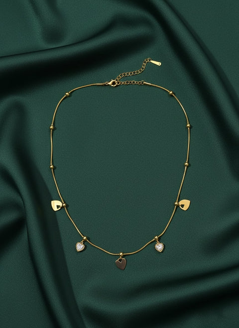 Fancy Chain With Beautiful Hearts