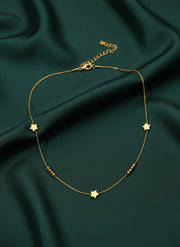 Fancy Beads & Stars Minimal Chain