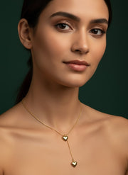 Heart-Shaped Minimal Pandent Necklace