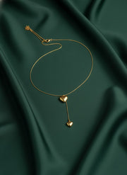 Heart-Shaped Minimal Pandent Necklace