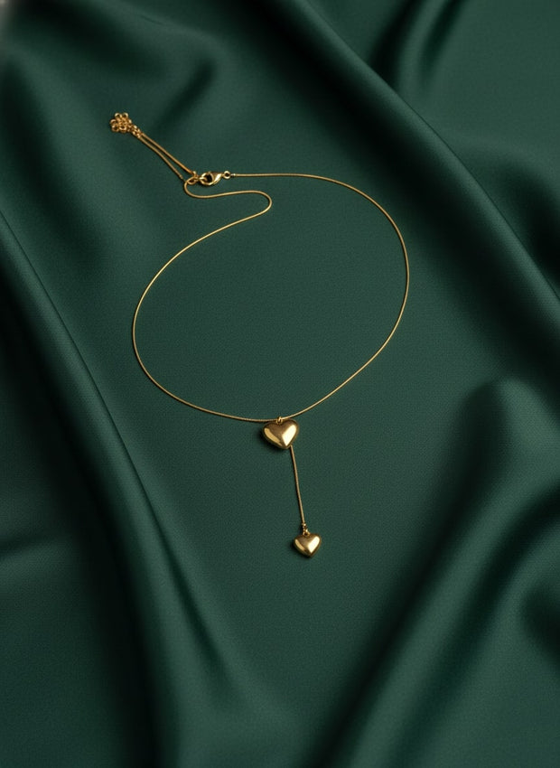 Heart-Shaped Minimal Pandent Necklace